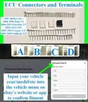 ECU Connectors fits Subaru WRX 2006-2014 Plug Turbo ECM Computer Pin Terminal
