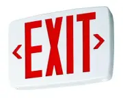 *NEW* Lithonia Lighting LQMSW3R, LED Emergency Exit Sign, 120/277V, Wet Location