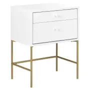 Cooper & Co. Chelsea 46cm Bedside Table White