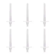 6 Pcs Sewing Machine Screw Shaft Embroidery Thread Bobbins Plastic Winder