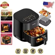 Programmable Air Fryer with Touch Control & 14 Preset Menus - Effortless Cooking