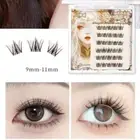 Extension Self-adhesive Lash Clusters Makeup Glue Free Fake Lashes Women/Girls