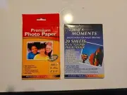Special Moments Glossy Photo Paper 4" x 6" Ink Jet Printers 20 Sheets See Descri