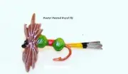 Painted Pewter Royal Fly Fishing Hat Pin