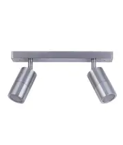 Exterior Adjustable 2 Head Bar Spot Light (Titanium) IP44