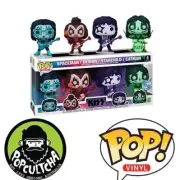 KISS - Colour Spotlight Spaceman, Demon, Starchild, & Catman Pop! Vinyl 4-Pack