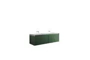 Belbagno Rimini Wall Hung Bathroom Vanity 1500Mm Rain Forest Bathroom Sinks