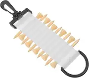PAMINGONO 1 Set Golf Golfing Supplies Tee Holder Golf Ball Tee Hanging Carrier Golfing Tees Holder Golf Accessories Golfing Tees Containers Tees Organizer Golfs Tees Holder