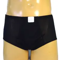 在飛比找momo購物網優惠-賽凡絲純蠶絲品味型男蠶絲內褲(黑色)