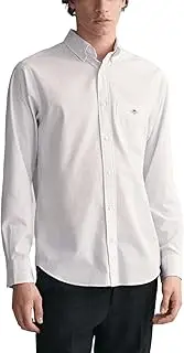 [GANT] Men's REG POPLIN Banker BD Dress Shirt Button-Down Collar