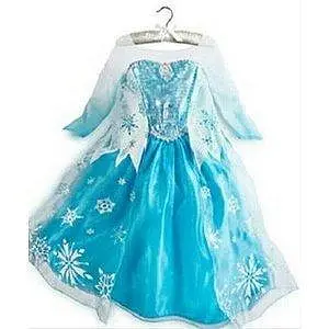 【熱賣精選】冰雪奇緣的公主裙服裝 elsa 生日衣服 367 尺寸 150
