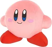 Sanei Boeki KP07 Kirby All Star Collection Plush Toy, Kirby, Size M, Standard, W 10.2 x D 5.9 x H 9.1 in (26 x 15 x