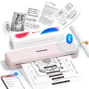 M834 Portable Printer, Wireless Bluetooth Thermal Printer, Support 8.5" X 11" an