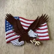 Harley Davidson/American Flag Eagle Patch