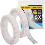 Industrial Strength -10FT 2Pack - Clear Indoor/Outdoor Adhesive Mounting Tape...
