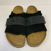 Birkenstock New w/ Box Kyoto Black Nubuck/Suede Leather Narrow Select Size