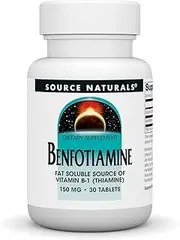 Source Naturals Benfotiamine 150mg, 30 Tablets