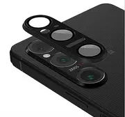 [GIOPUEY] [Full Protection Camera Lens Protector Compatible with Sony Xperia 1 VI,[Double protection] Metal + Tempered Glass, Camera Protector - black