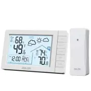 electronic temperature and humidity meter with temperature and humidity display