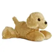 Aurora World Plush - Mini Flopsie - GOLDEN the Retriever (8 inch) - New