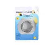 5Pcs/Pack Practical Household Stainless Steel Kitchen Mesh Sink Drain Strainer (7 x 7cm)