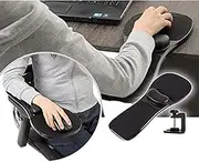 Adjustable Computer Wrist Rest Armrest Mouse Pad,Ergonomic Hand Shoulder Support for Home Office,Desk and Chair Dual Purpose