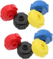 Milisten 8pcs Plastic Quick Release Cymbal Nuts Durable Replacement Kit for Percussion Drum Kits Compatibility with Various Cymbals Easy Installation for