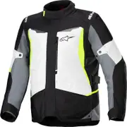 Alpinestars ST-1, textile jacket waterproof , color: White/Grey/Black/Neon-Yellow , size: 3XL
