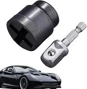 Trailer Jack Drill Adapter, Universal Jack Socket Adapter for Hand Drill, Quick and Labor-Saving for Trailer, RV, Truck, and Auto Repair
