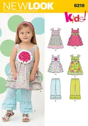 New Look Pattern 6219 Toddler's Dress