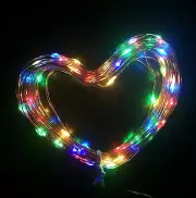 Solar Copper String Light Flexible Bendable Foldable Multi Color Decoration