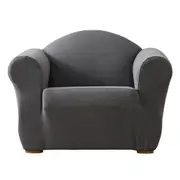 Elan Urban Sofa Cover/Protector Stretch Couch Slipcover Grey Marle 81-109cm