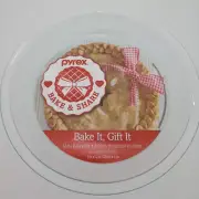 Pyrex Glass Bakeware Pie Dish Clear 9 inch by 1.2 inch (New)
