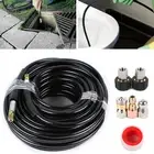5800 PSI Sewer Jetter Kit 100FT For Pressure Washer Drain Cleaner Hose 1/4"M-NPT