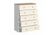 Modern 5 Drawer Chest of Drawers Dresser | Sleek & Stylish Storage Solution for Bedroom