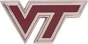 Desert Cactus Virginia Tech Lapel Pins Hokies VT Logo Enamel Made of Metal (Pin A), Silver Plated Brass, no gemstone