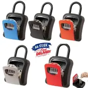 Combination Lock Key Safe Storage Box Padlock Security Home Outdoor 4-Digit