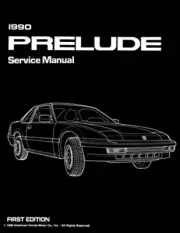 1990 Honda Prelude Shop Service Repair Manual Engine Drivetrain Electrical Book