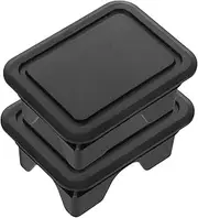 iplusmile Ram 19-22 Truck Bed Hole Plugs Bed Rail Stake Pocket Covers Plastic Easy Install No Tools