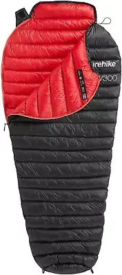 0 Degree Mummy Goose down Sleeping Bag, Compact Ultralight Sleeping Bag for Adul