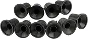 BESTonZON Guitar Knobs Pack Black Plastic Potentiometer Knobs Volume Tone Control Replacement Caps