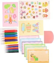Diy Rainbow Scratch Painting Kit Boys and Girls' Craft Supplies Bookmarks Party Favors Scratch Paper Fun Art Projects