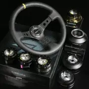 NRG 120H HUB+GOLD CHROME GEN 2.0 QUICK RELEASE+3"DISH STEERING WHEEL W/MARKING (for: Toyota)