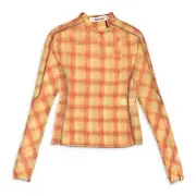 NWT CHARLOTTE KNOWLES HALCYON RED YELLOW SWEATER SIZE XS $425