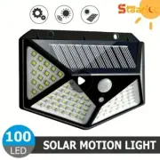 LED Solar Power Motion Sensor Wall Light Outdoor Waterproof See Pictures