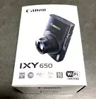 Canon PowerShot IXY 650 HS Elph 360 HS Compact Digital Camera Black Lightweight