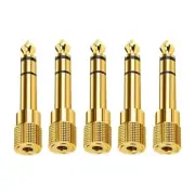 6.35 mm Male to 3.5 mm Female TRS connector Plug Audio Headphone Adapter