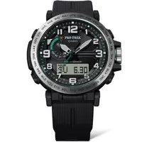 在飛比找森森購物網優惠-CASIO 卡西歐 PRO TREK 太陽能戶外登山多功能雙