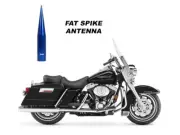 VMS 5" BLUE FAT SPIKE ANTENNA FOR HARLEY DAVIDSON ROAD KING