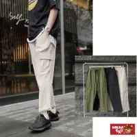 在飛比找momo購物網優惠-【AMERO】男女裝 休閒長褲(彈力布料 寬鬆版型 抽繩 鬆